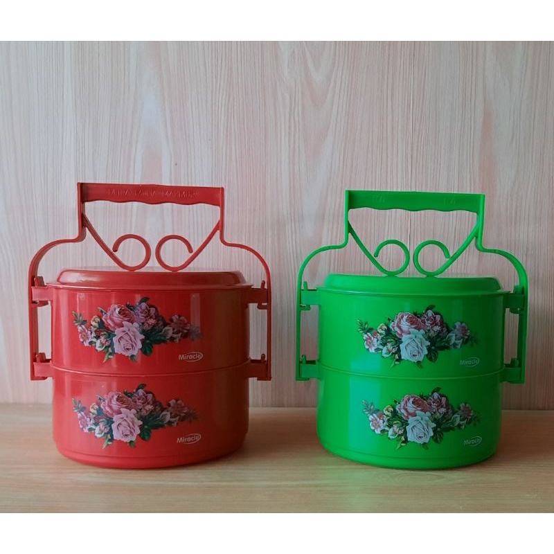 Jual RANTANG PLASTIK 2 SUSUN RANTANG BEKAL SERBAGUNA | Shopee Indonesia