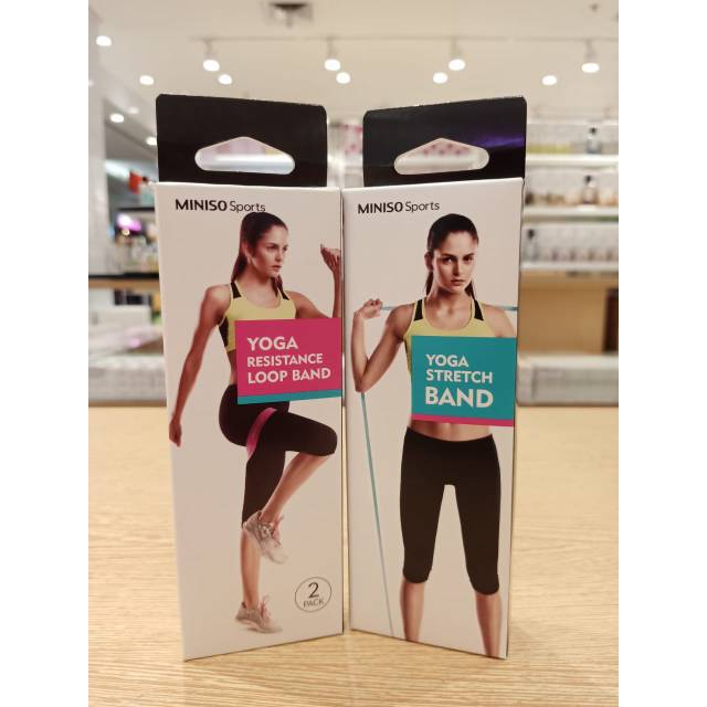 Jual Yoga loop band dan stretch band miniso | Shopee Indonesia