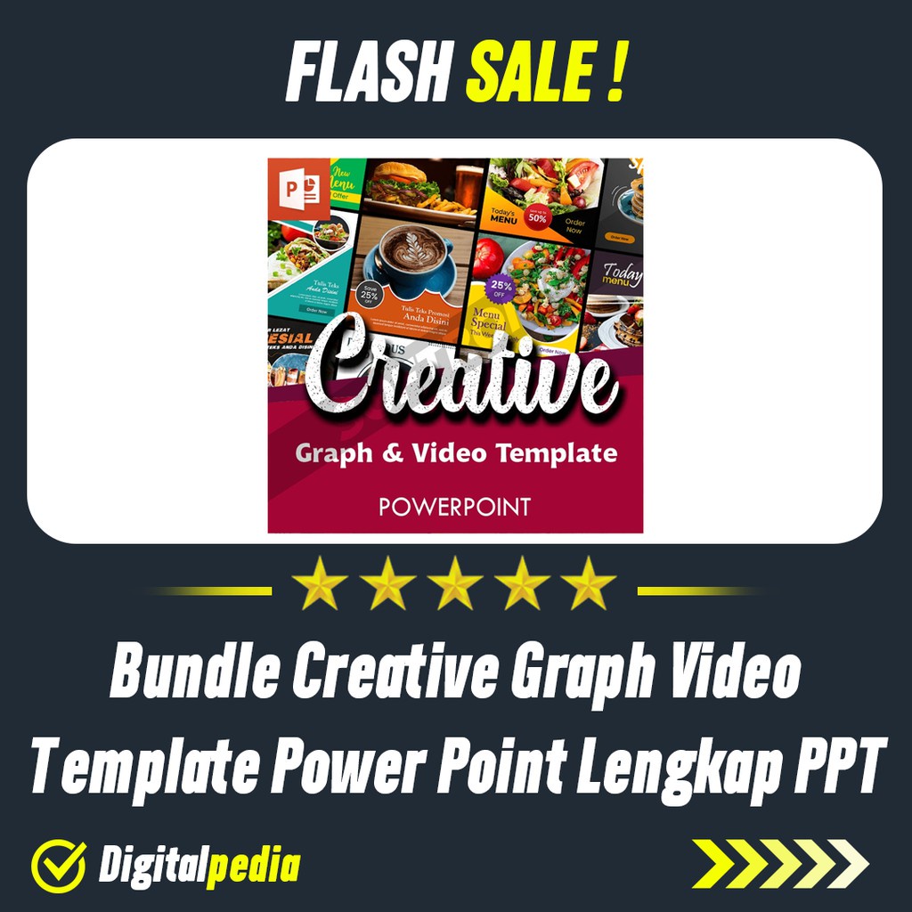 Jual Bundle Creative Graph Video Template Power Point Lengkap ...