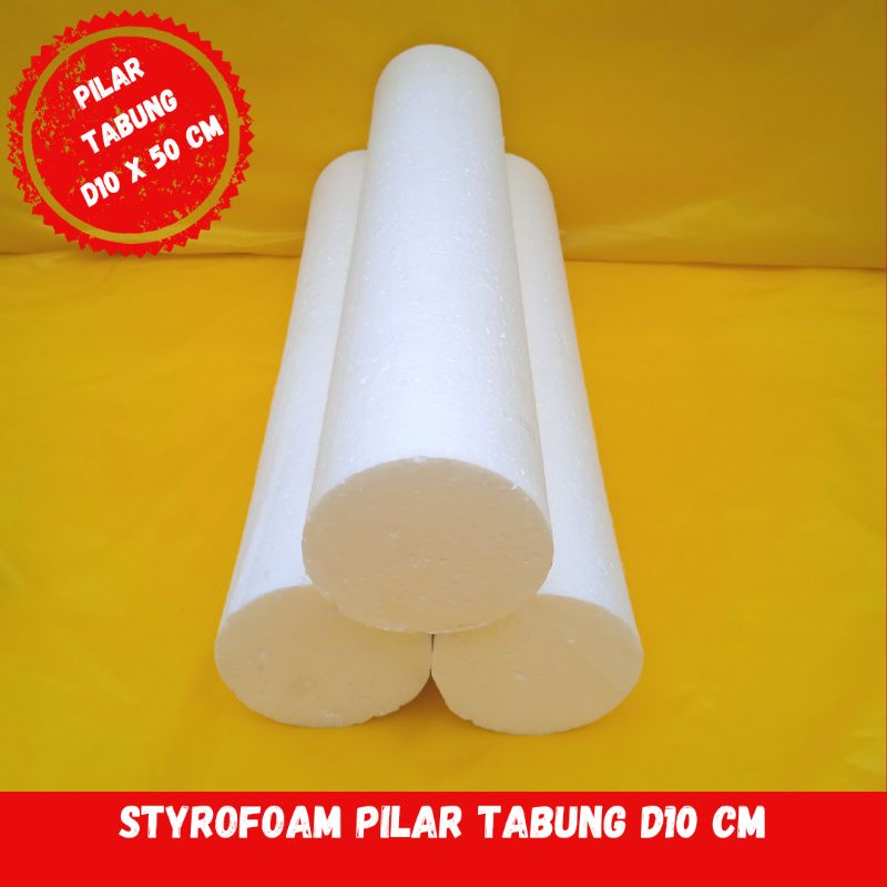 Jual styrofoam pilar tabung / styrofoam bulat / sterofoam pilar