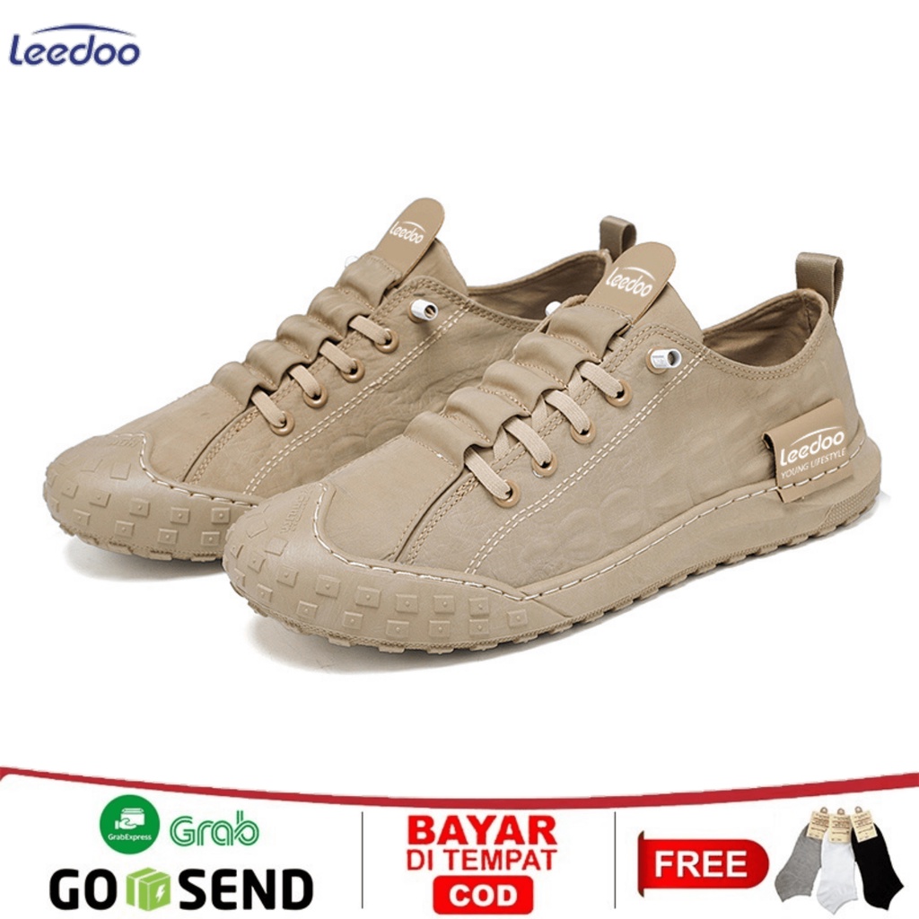 Jual Leedoo Sepatu Pria Kasual Sepatu Sneakers Fashion Sport Running Shoes Mc106 Shopee Indonesia