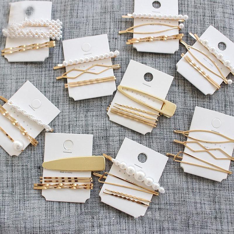 Jual R03 Fashion Jepit Rambut Hairpin Hairclip Model Geometri Minimalis ...
