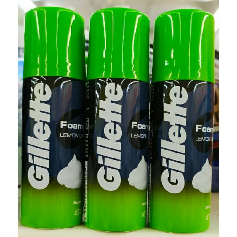 Jual GILLETTE SHAV FOAMY LEMON LIME 50GR Shopee Indonesia