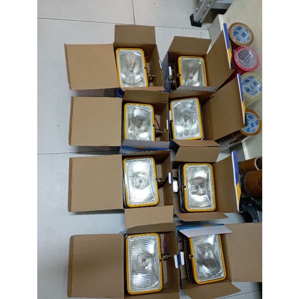 Jual Work Fog Lamp Lampu Kerja Kabut Tembak Alat Berat Truck Kotak Komatsu Lampu Kerja