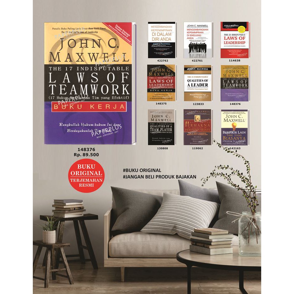 Jual he 17 Indisputable Laws of Teamwork, Workbook_A | Shopee Indonesia