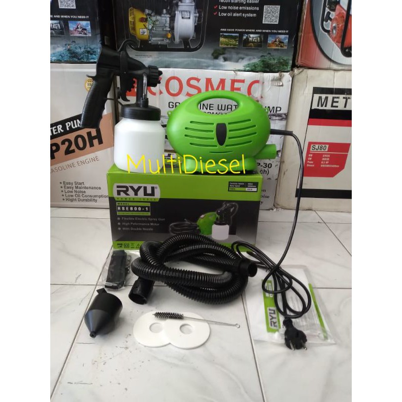 Jual Alat Cat Listrik RYU RSE800-1 × Spraygun Electric RYU RSE800-1 × ...