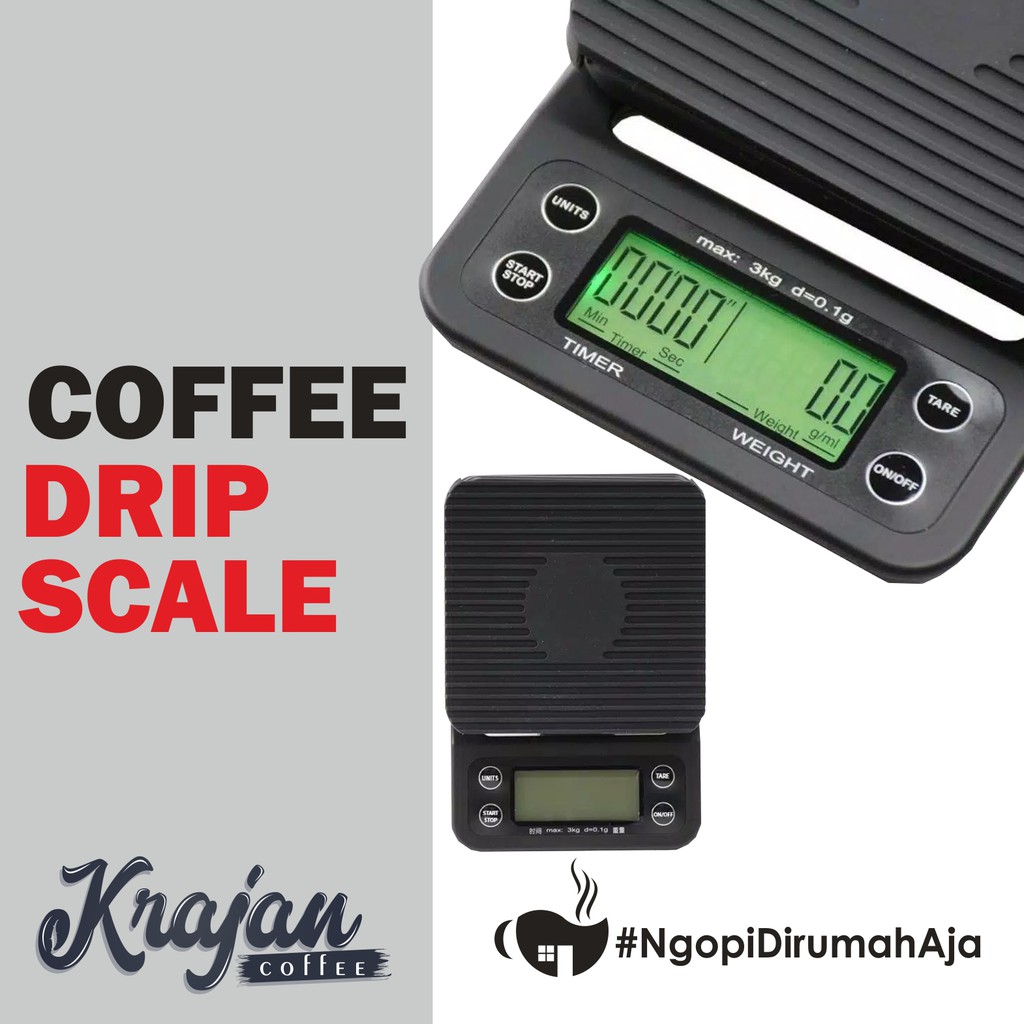 Jual Timbangan Kopi Digital - Timer Coffee Scale | Shopee Indonesia