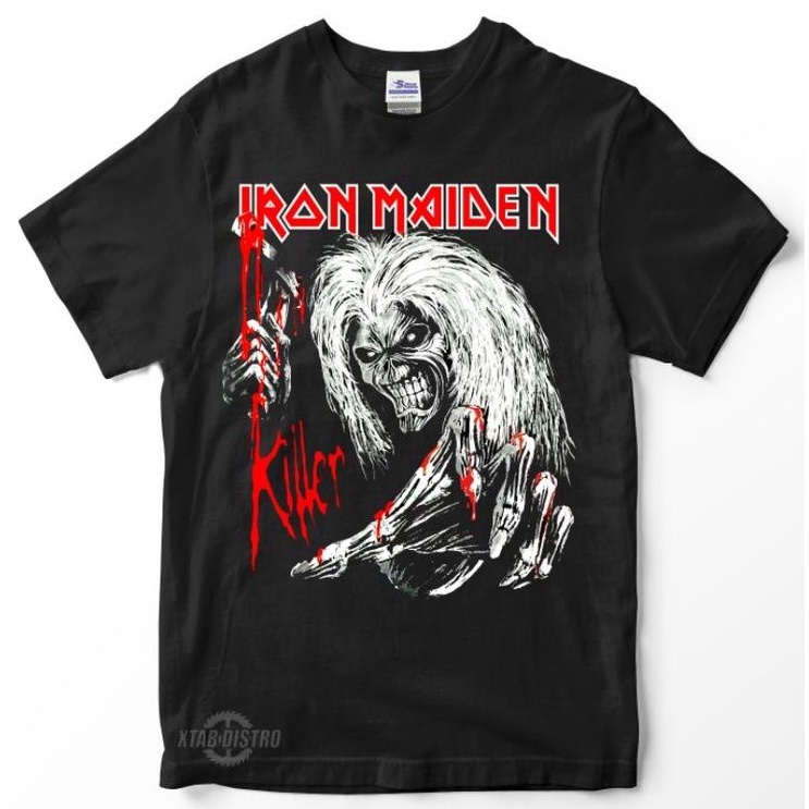 T-shirt Iron Maiden England Tour 2013 - Motif Killers Alt - Coton Vieilli - Taille M - Occasion