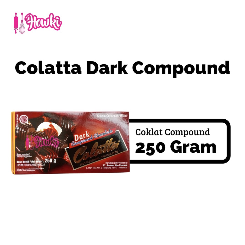 Jual Colatta DARK COMP Kemasan 250 gr | Shopee Indonesia