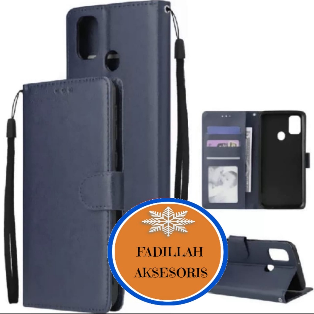 Jual LEATHER CASE FLIP UNTUK INFINIX HOT PLAY -FLIP WALLET CASE