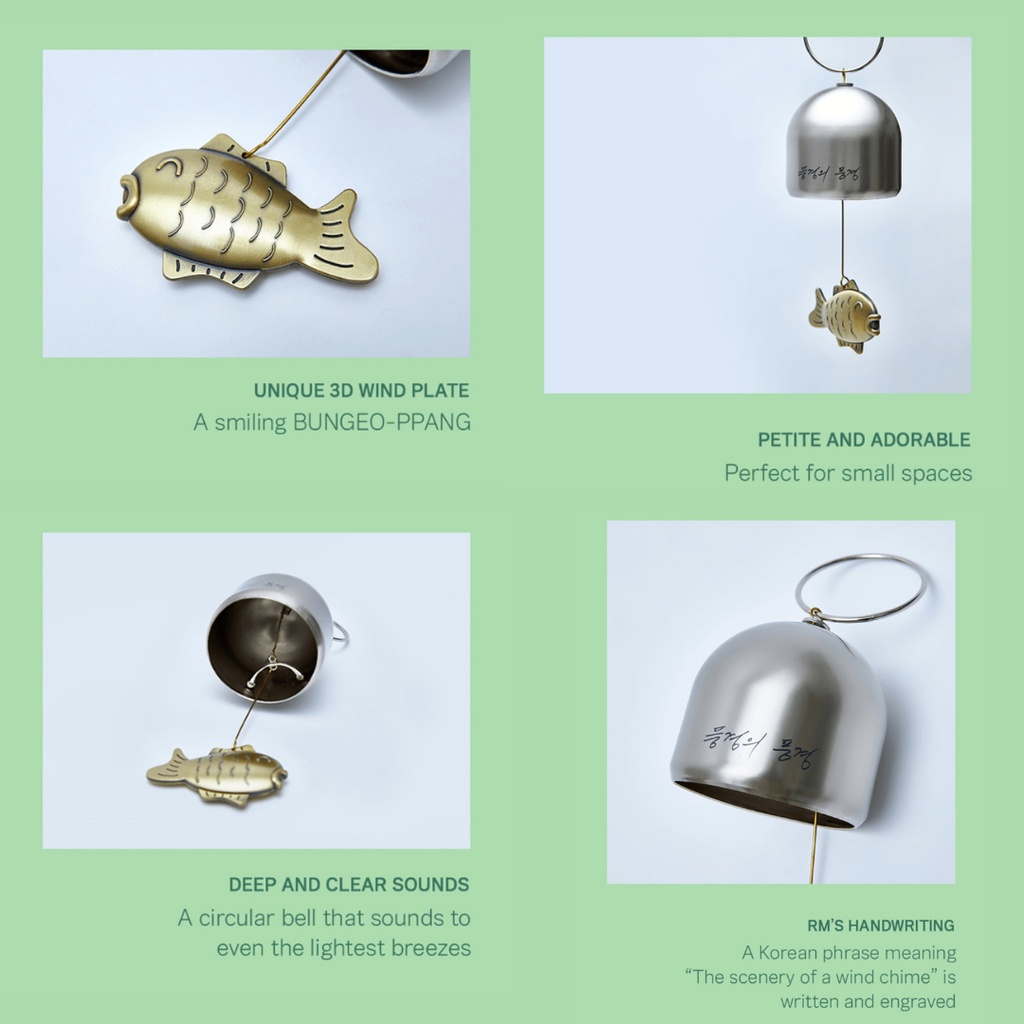 BTS Artist Made Collection by RM With Bungeo-ppang Wind Chime