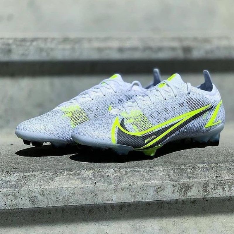 Nike Mercurial Vapor 14 Elite FG Silver Safari - White/Black/Metallic  Silver/Volt