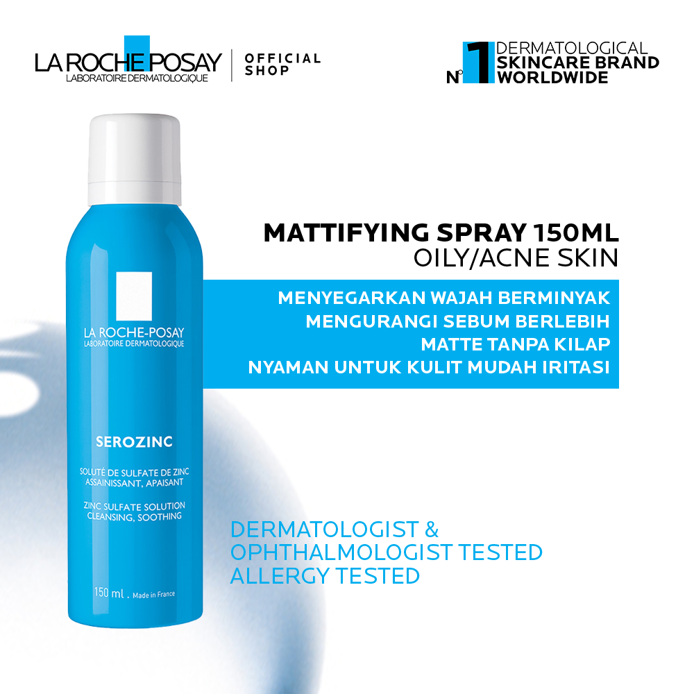 Jual La Roche Posay Serozinc Zinc Sulfate Face Mist 150ml Spray Wajah