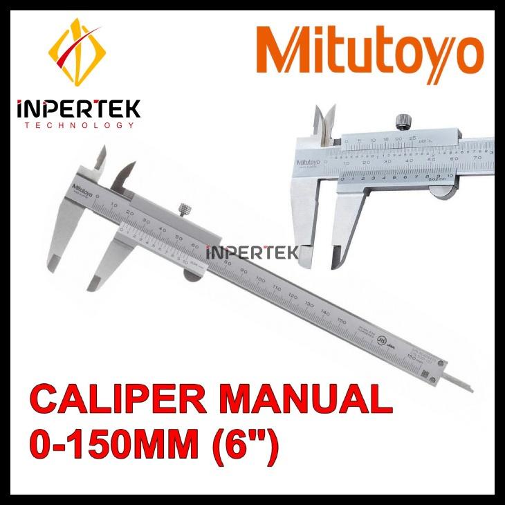 Jual Vernier Caliper Mitutoyo 150 Mm Sigmat Manual 6" Jangka Sorong 6