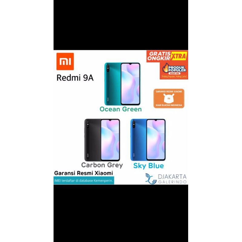 Jual Xiomi Redmi 9A 2/32gb | Shopee Indonesia