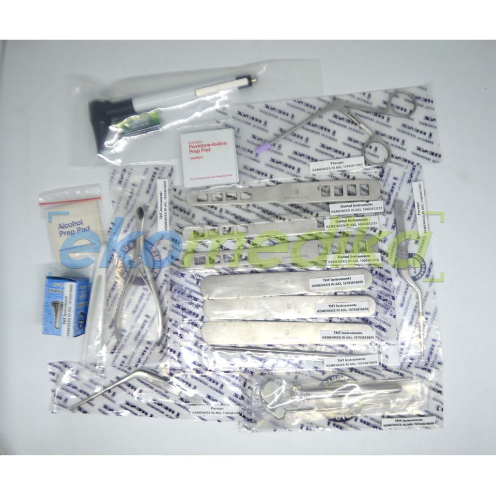 Jual Renz THT Set Stainless Steel Original / THT Instruments Set RENZ ...