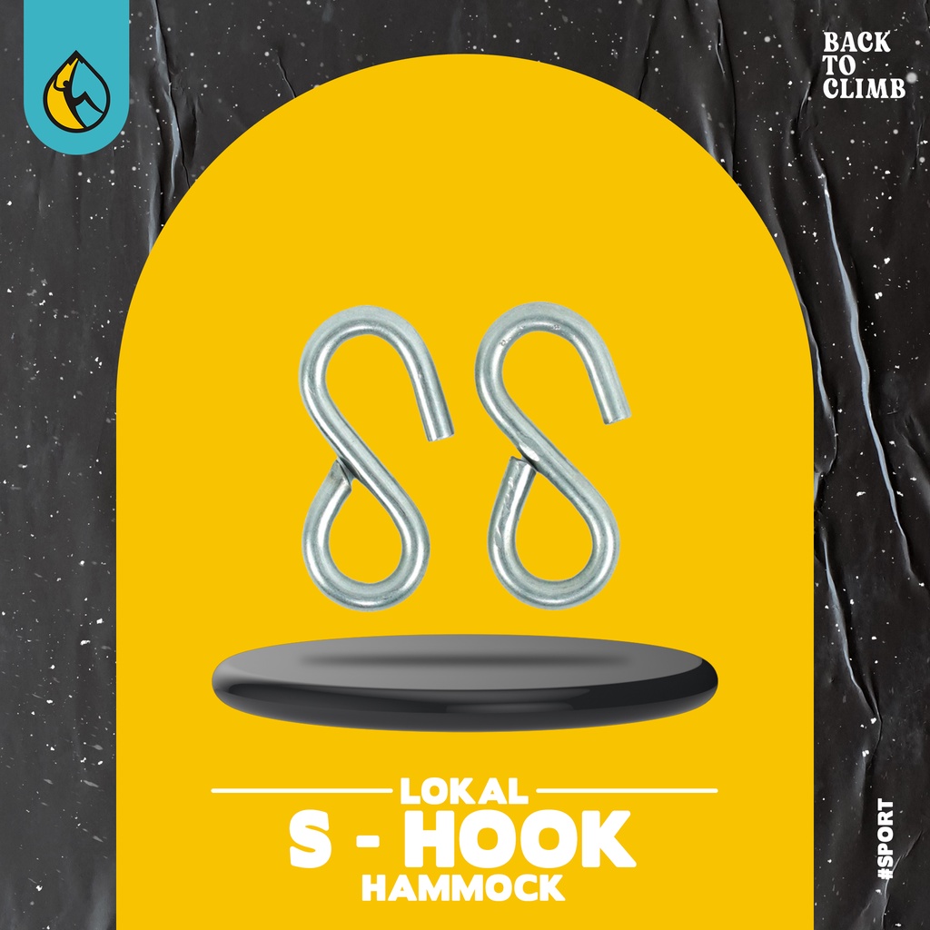 Jual Besi S hook hammock simple Shopee Indonesia