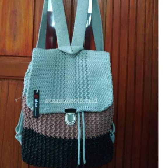 Jual LANGSUNG ATC.. Tas Ransel Rajut 
