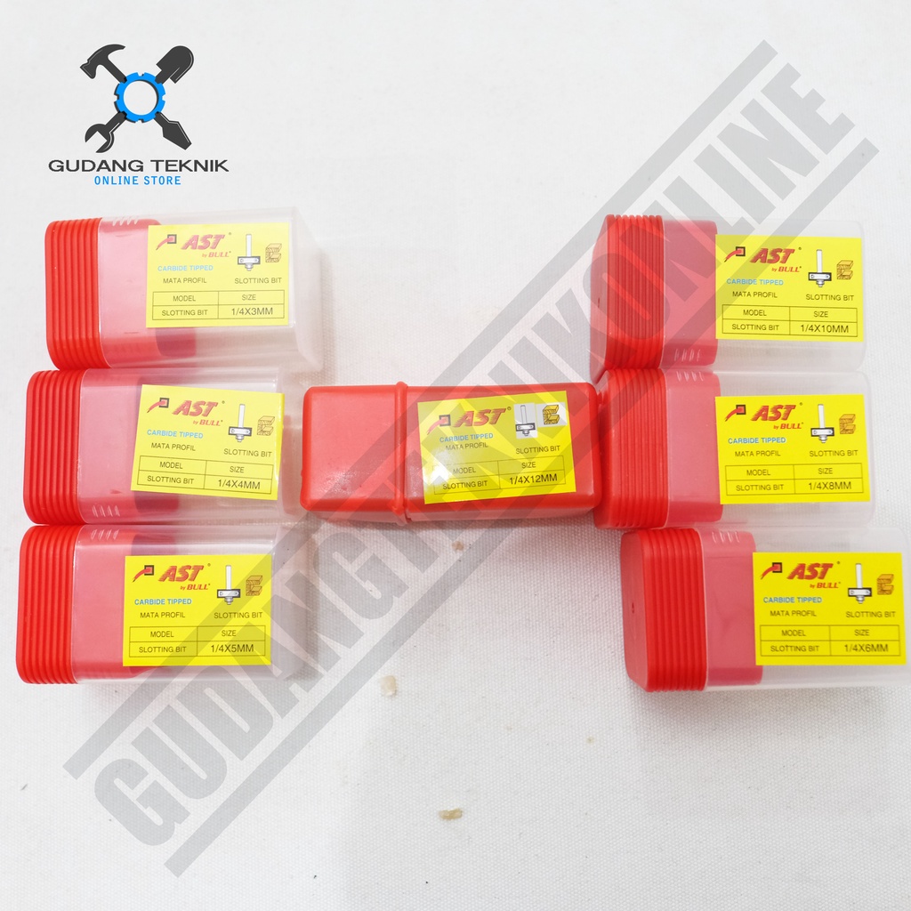 Jual (AST SLOTING BIT) Mata Profil Kayu 1/4