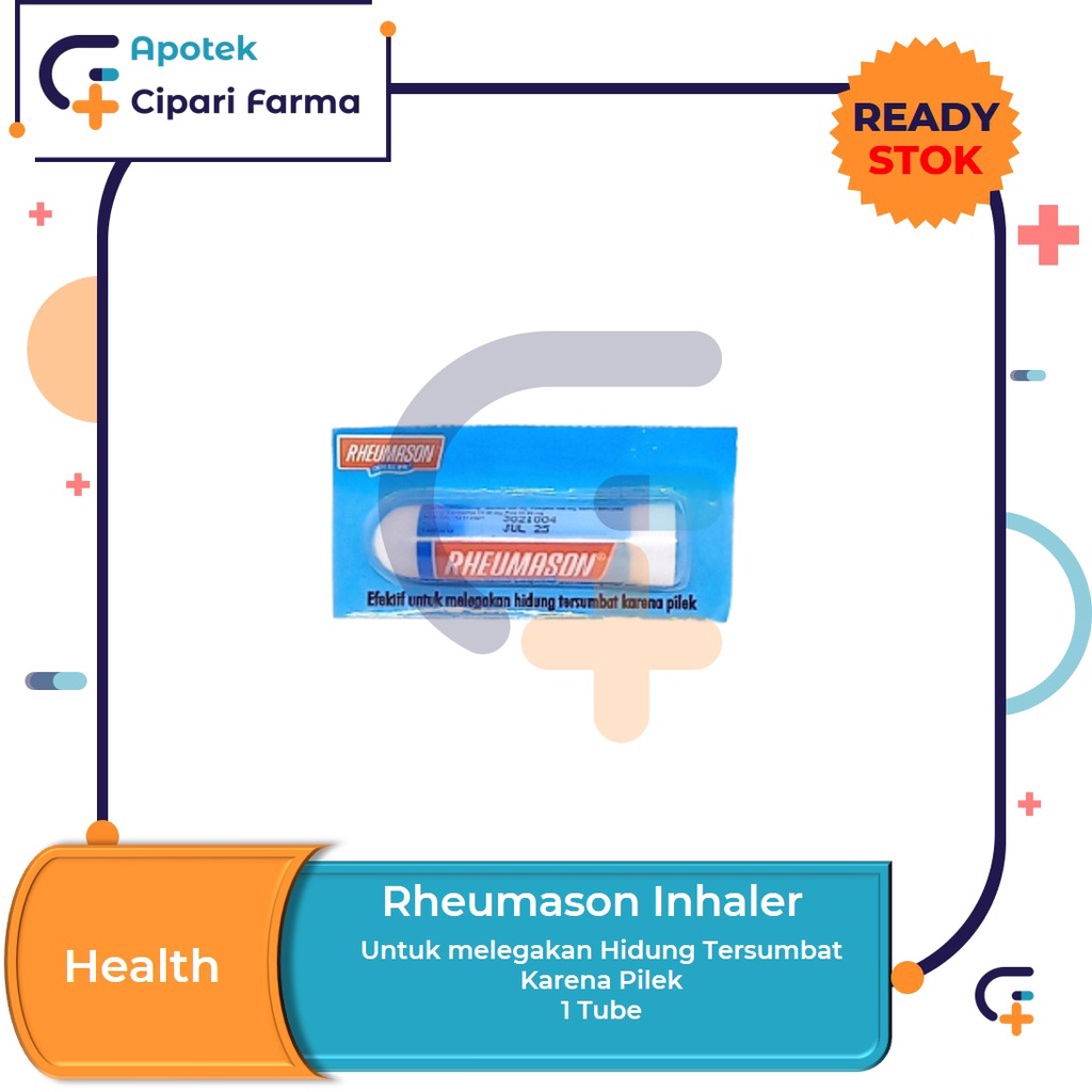 Jual Rheumason Inhaler Melegakan Hidung Tersumbat | Flu | Pilek 1 pcs ...