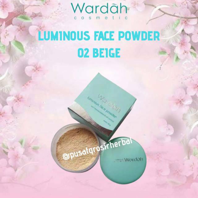 Jual [COD] Wardah Everyday Luminous Face Powder 02 Beige 30 g - Wardah