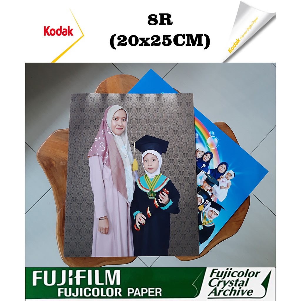 Jual Print Foto 8R Paper Fuji/Kodak Doff - Cetak Lab 8R(20x25cm ...