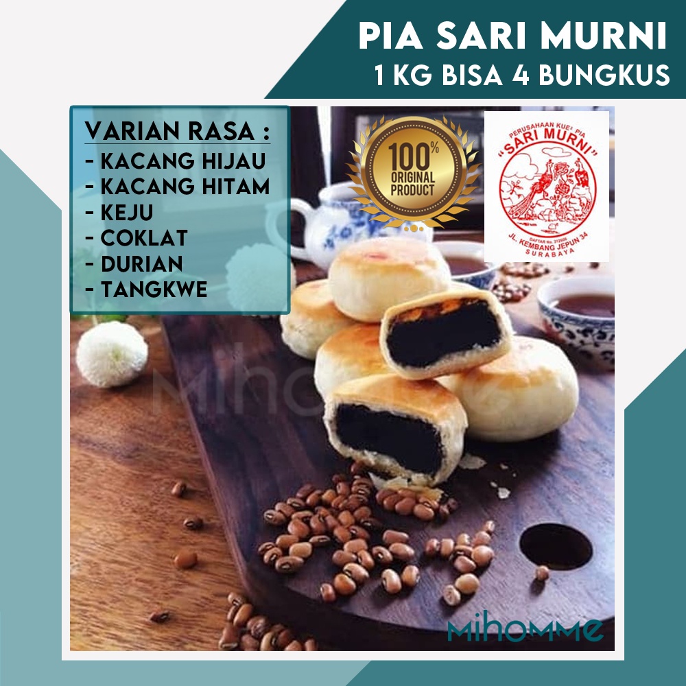 Jual Kue Pia Sari Murni Cemilan Snack Bakpia Roti Mooncake Oleh Oleh ...