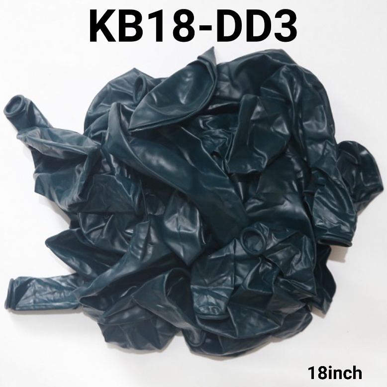 Jual Kb Dd Balon Latex Inch Cm Doff Tebal Hijau Tua Satuan Ecer Balon Latex Bulat Doff