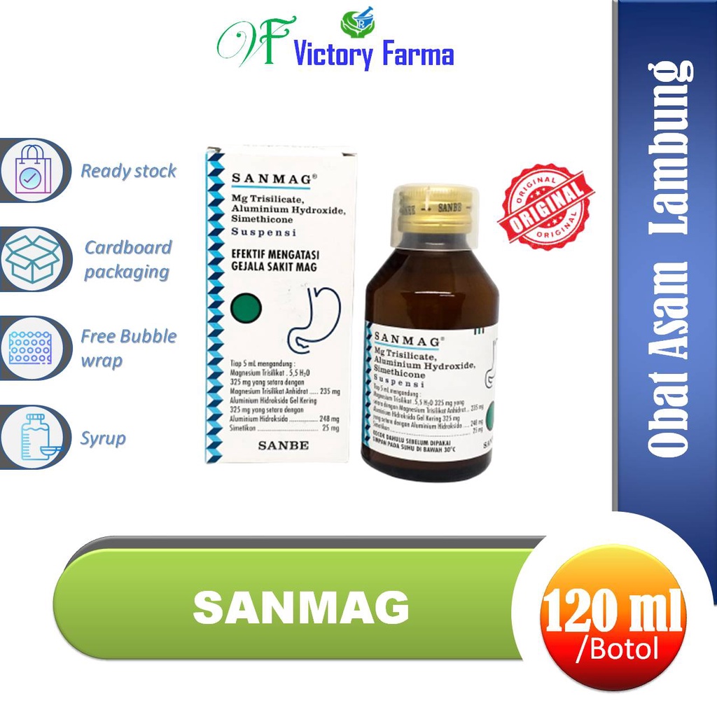 Jual Sanmag Sirup 120 Ml | Shopee Indonesia