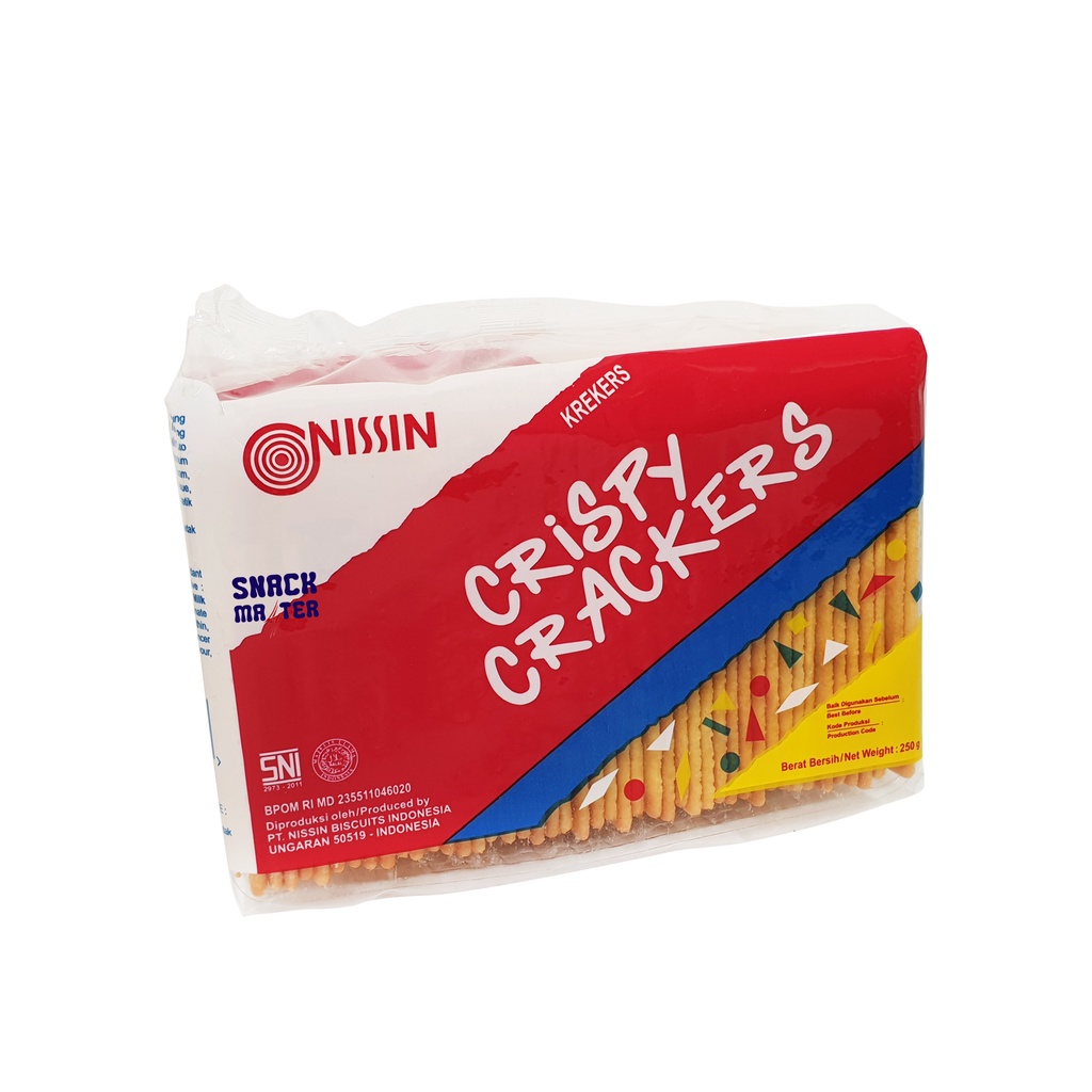 Jual Nissin Crispy Crackers Netto 250 Gr Shopee Indonesia