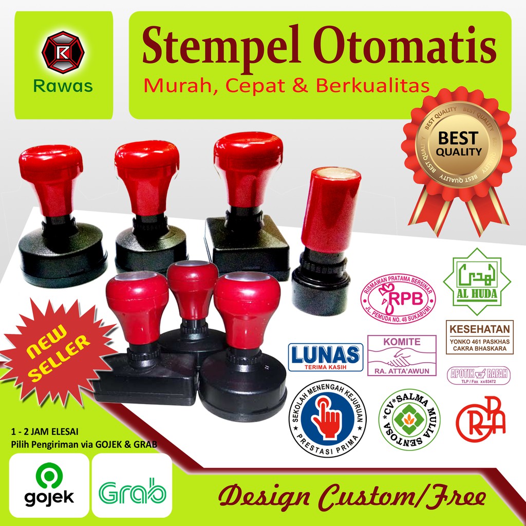 Jual Stempel, Stempel Logo, Stempel lunas, stempel nama, stempel tanda