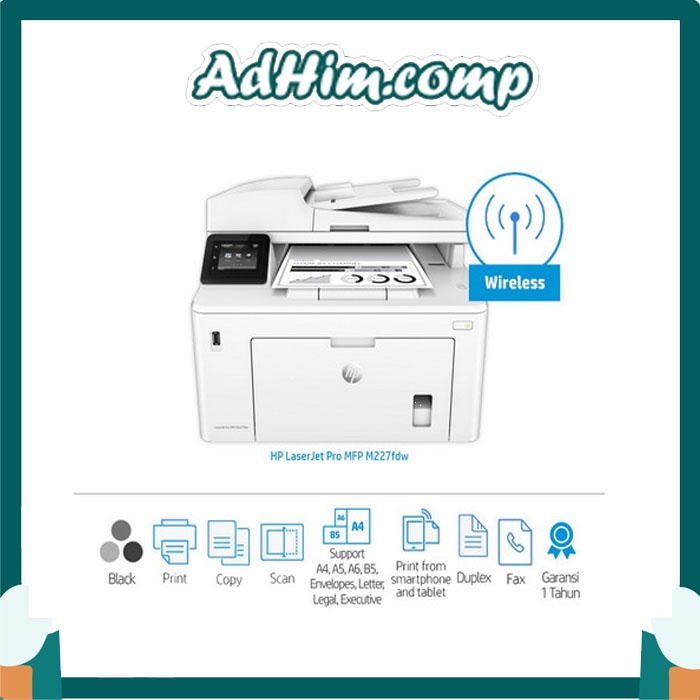 Jual Printer HP LaserJet Pro MFP M227fdw | Shopee Indonesia