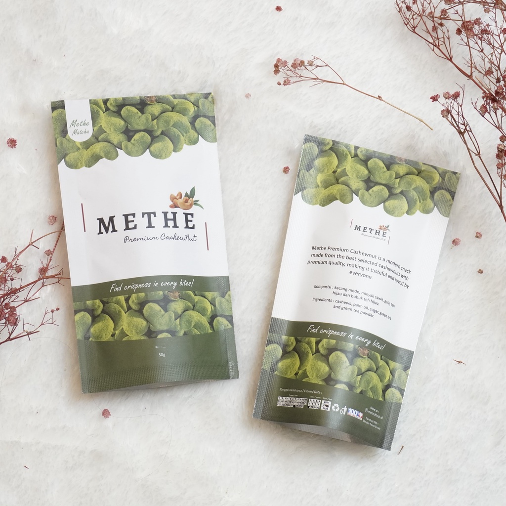 Jual Methe - Premium Cashewnut Kacang Mete Premium Rasa Matcha | Shopee ...