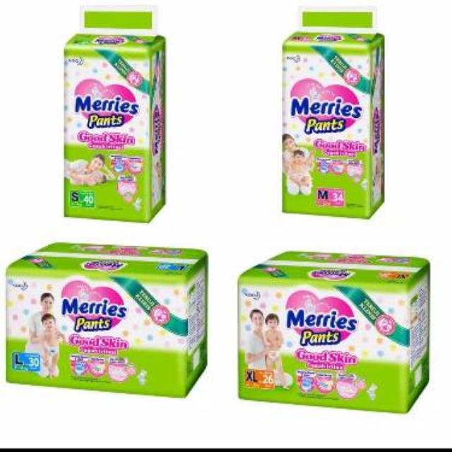 Jual Merries Good Skin Pants S40 M34 L30 dan XL26 | Shopee Indonesia