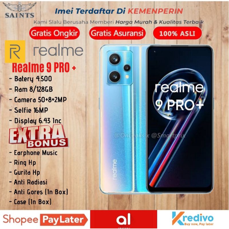 Jual Realme 9 Pro Plus + 5G Ram 8GB Rom 256GB 8/128 & 8/256 Garansi ...