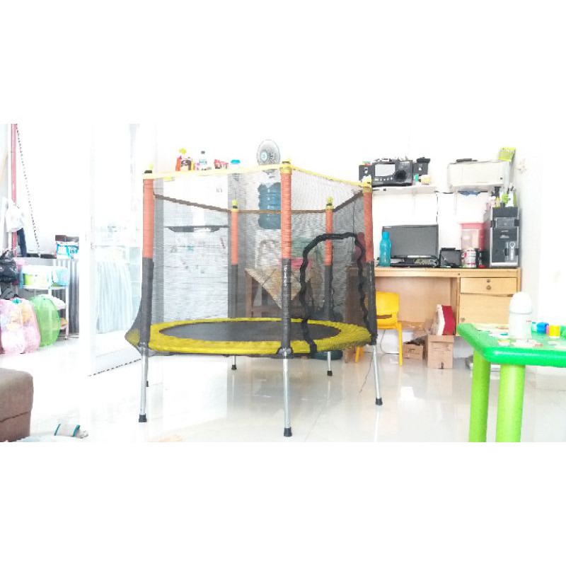 Jual (SEWA Jogja) Trampolin anak diameter 140cm speeds (TIDAK JUAL