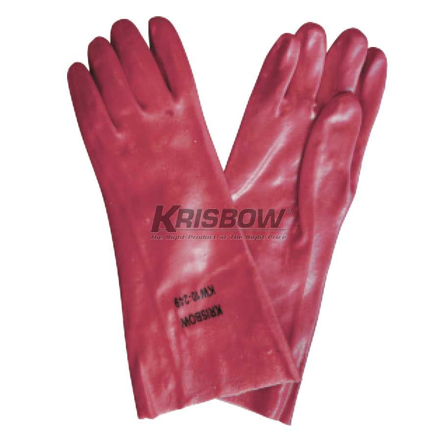 Jual Sarung Tangan Chemical Pvc Krisbow Work Glove Pvc Sarung Tangan Pvc Shopee Indonesia