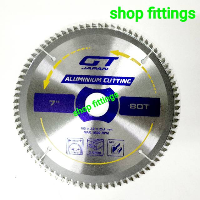 Jual Mata Pisau Potong Aluminium Inch Gergaji Miter Saw Blade X Teeth Tct Shopee Indonesia