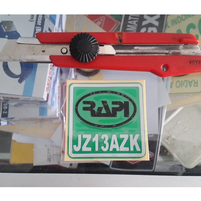 Jual LOGO RAPI DAN CALLSIGN KECIL SCOTLGHT KECIL | Shopee Indonesia