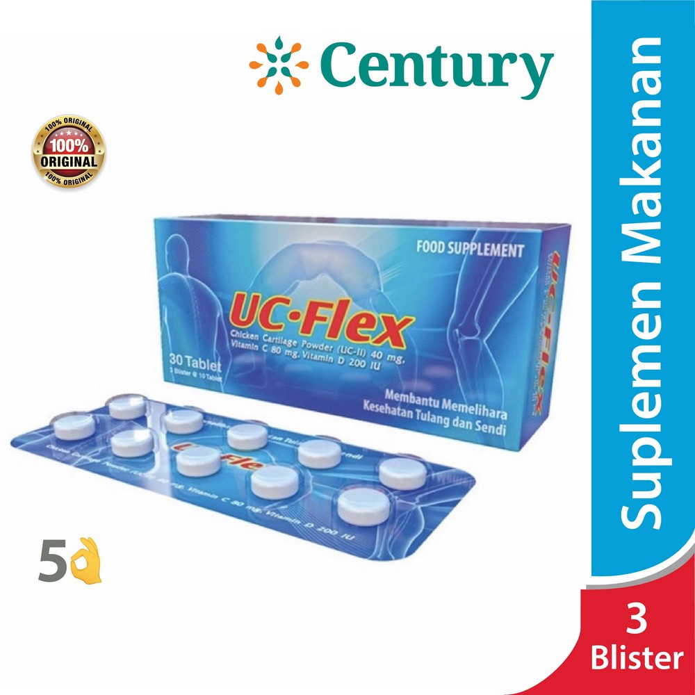 Jual Uc-Flex Blister @10 Tablet / Vitamin D / Suplemen Tulang ...