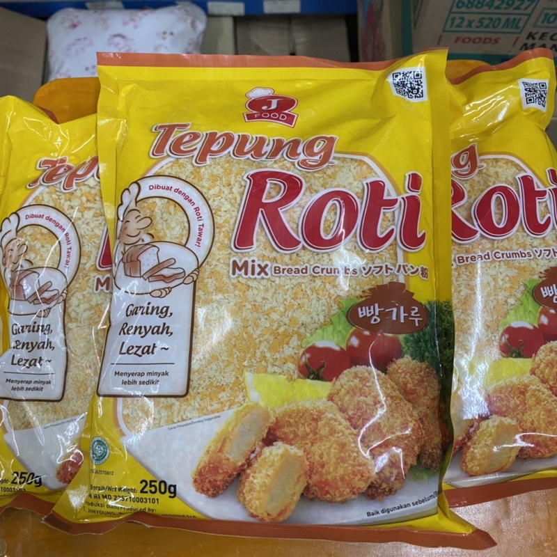 Jual (250gr) Tepung roti Mix/ Tepung Roti panir/ Tepung Roti J food ...