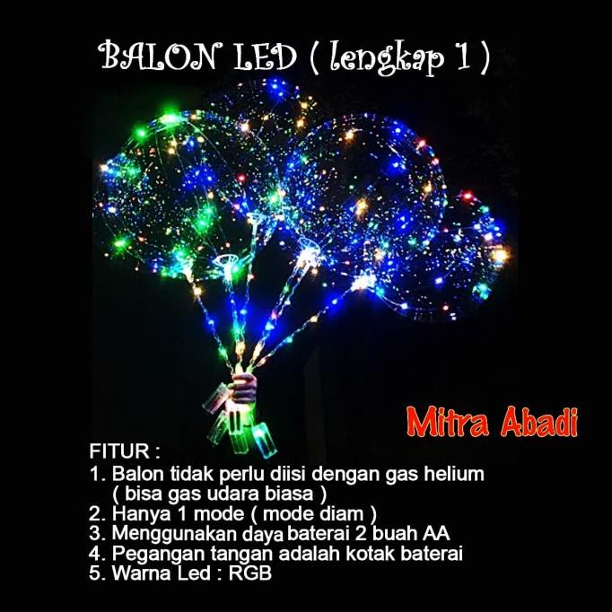 Jual Balon Led Rgb Lengkap Bobo Led Balon Lampu Tumblr Mode Gagang Shopee Indonesia