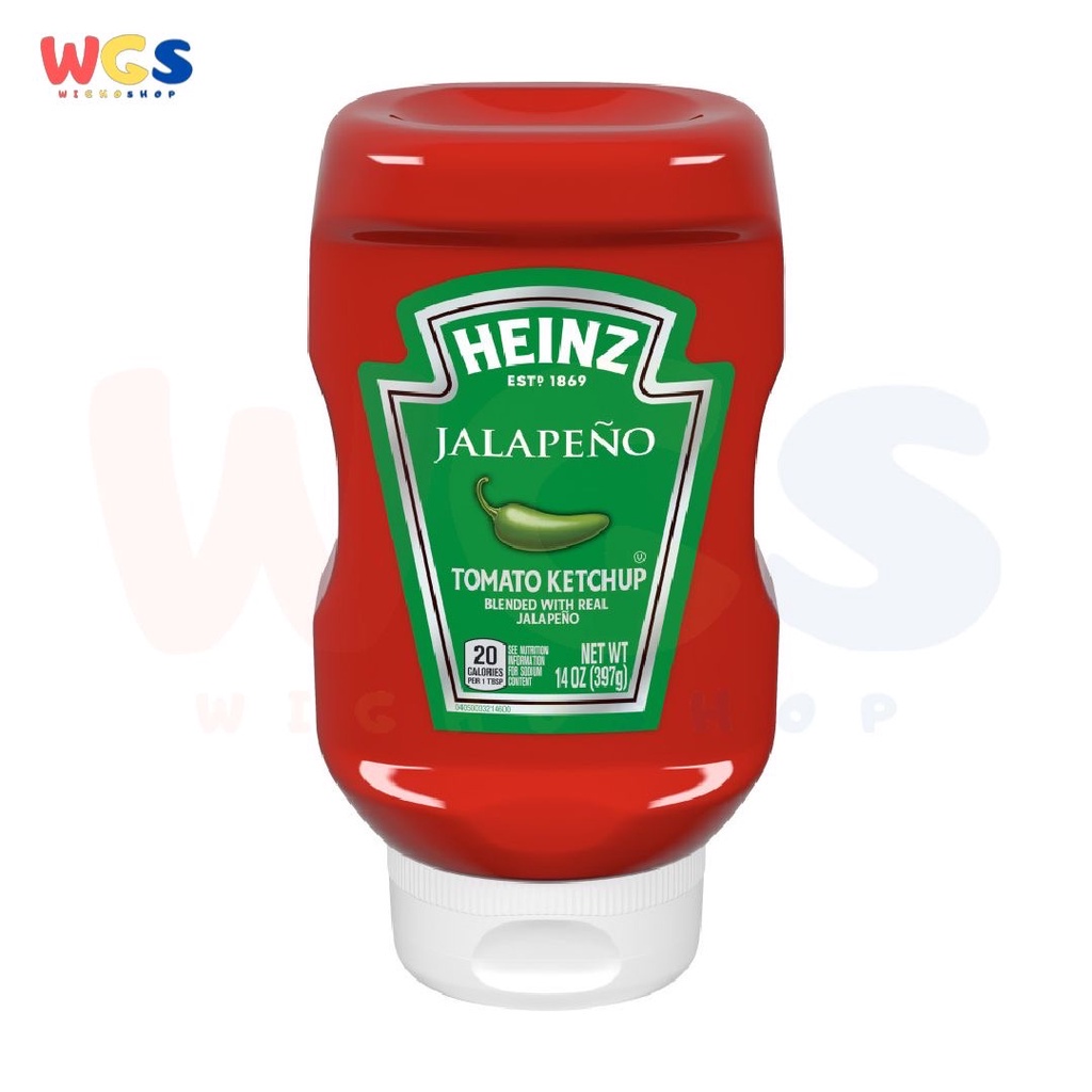 Jual Heinz Jalapeno Tomato Ketchup Blended With Real Jalapeno 14oz 397g