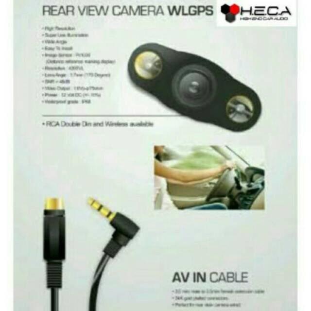 Jual Rear View Camera Wireless iWARE WL-PL01 AV-IN with Night Vision ...