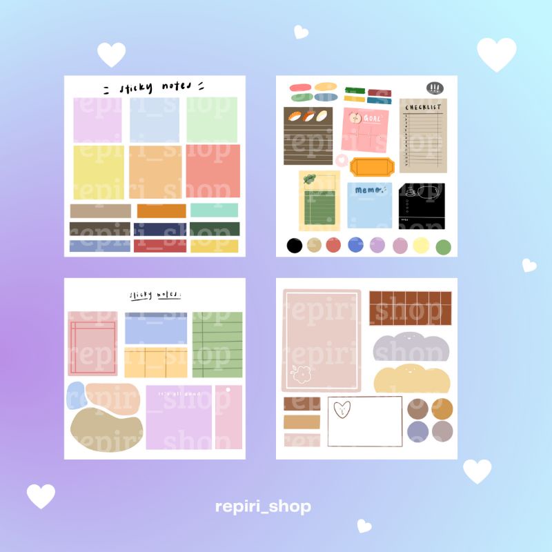 Jual Sticky Notes Sticker For Journal | Shopee Indonesia