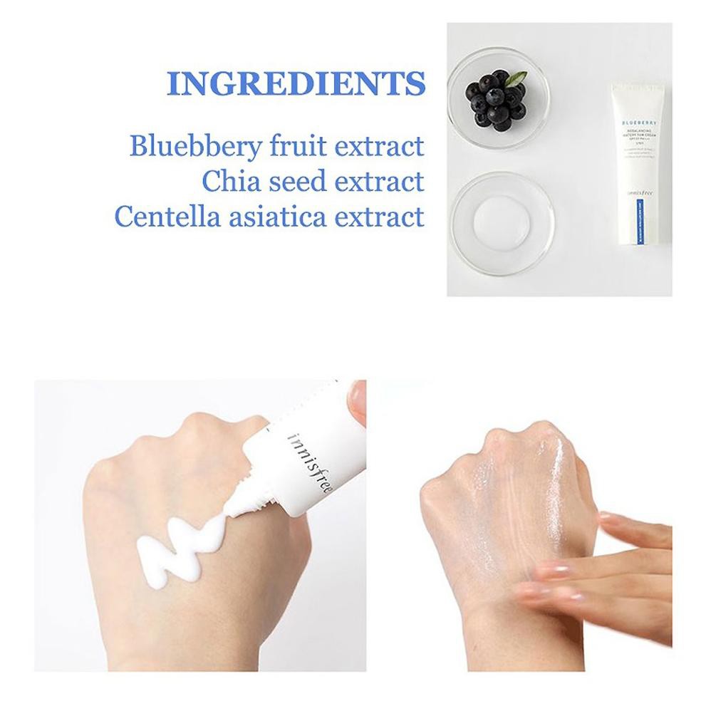 Jual kZ5Code INNISFREE Blueberry Rebalancing Watery Sun Cream(J2M9