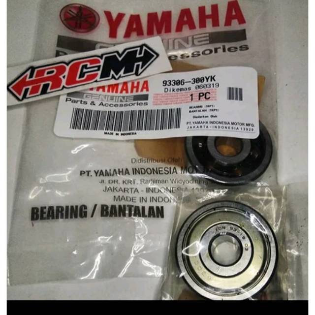 Jual 93306-300YK LAHER LAKER BEARING 6300 Z LAHER RODA DEPAN YAMAHA ...