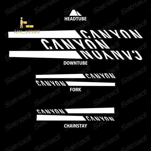 Jual Stiker Frame Sticker Decal Sepeda Canyon Endurance AL custom