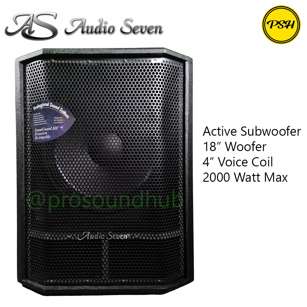 Jual Audio Seven SUB 118 MDL J 2.0 Active Subwoofer Aktif 18