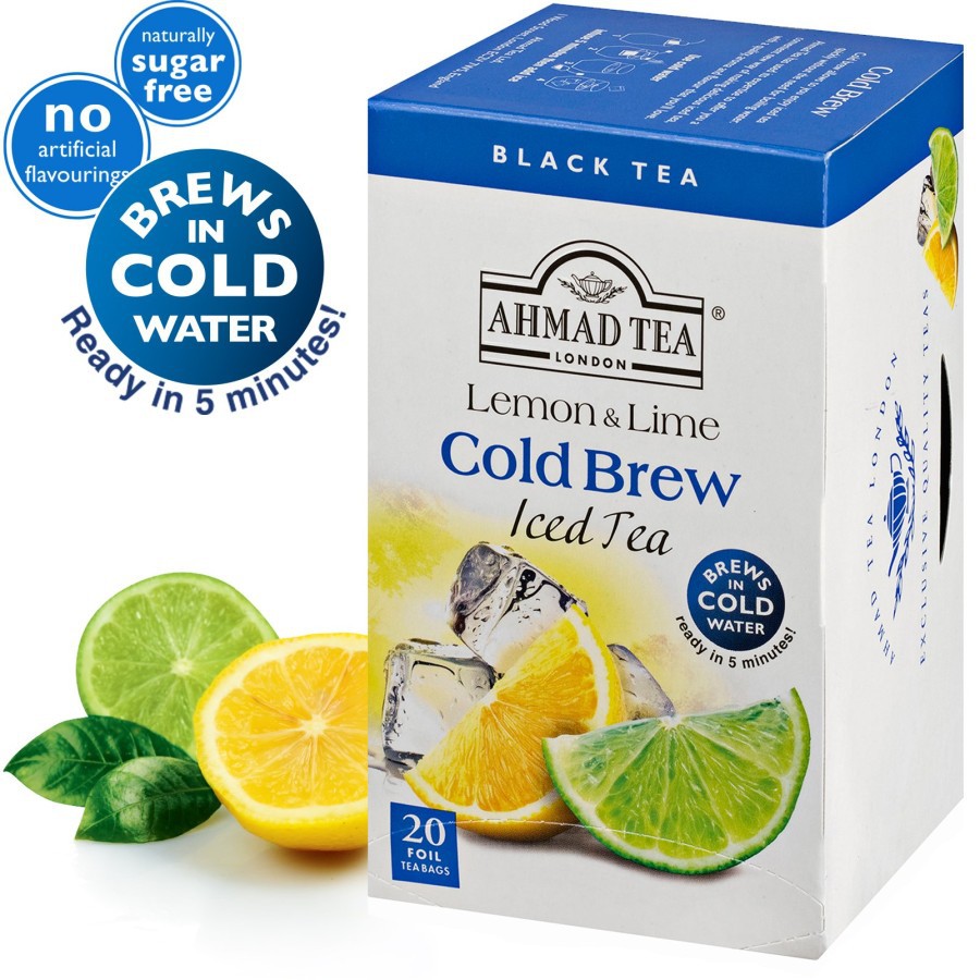 Jual Ahmad Tea Lemon & Lime Iced Tea Cold Brew Black Tea Es Teh Hitam ...